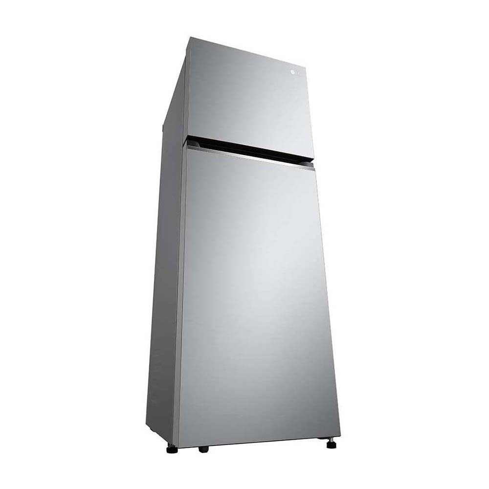 LG 243L Top Mount Fridge Stainless Steel GT-1S, Front right view