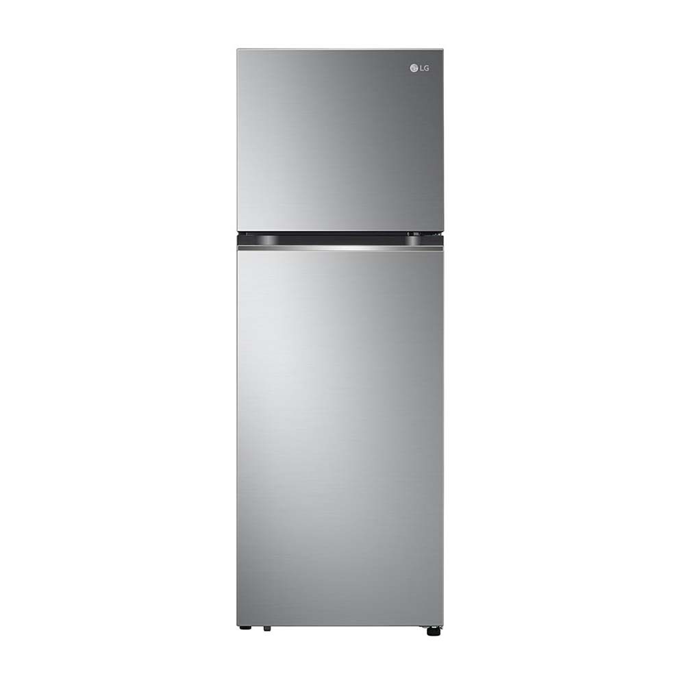 LG 335L Top Mount Fridge Stainless Steel GT-4S, Front view