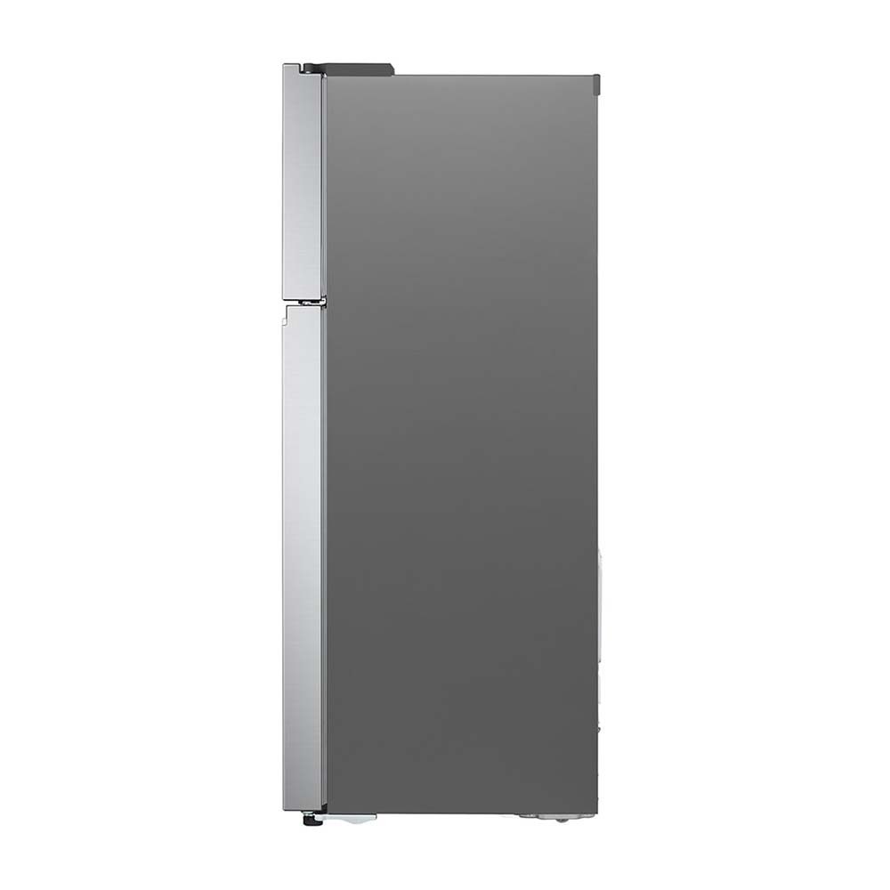 LG 335L Top Mount Fridge Stainless Steel GT-4S, Side view