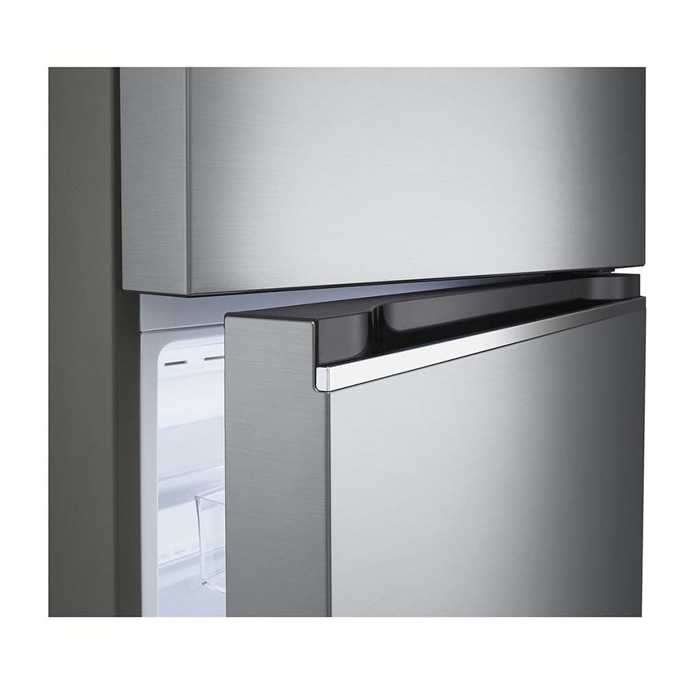 LG 335L Top Mount Fridge Stainless Steel GT-4S, Door perspective view