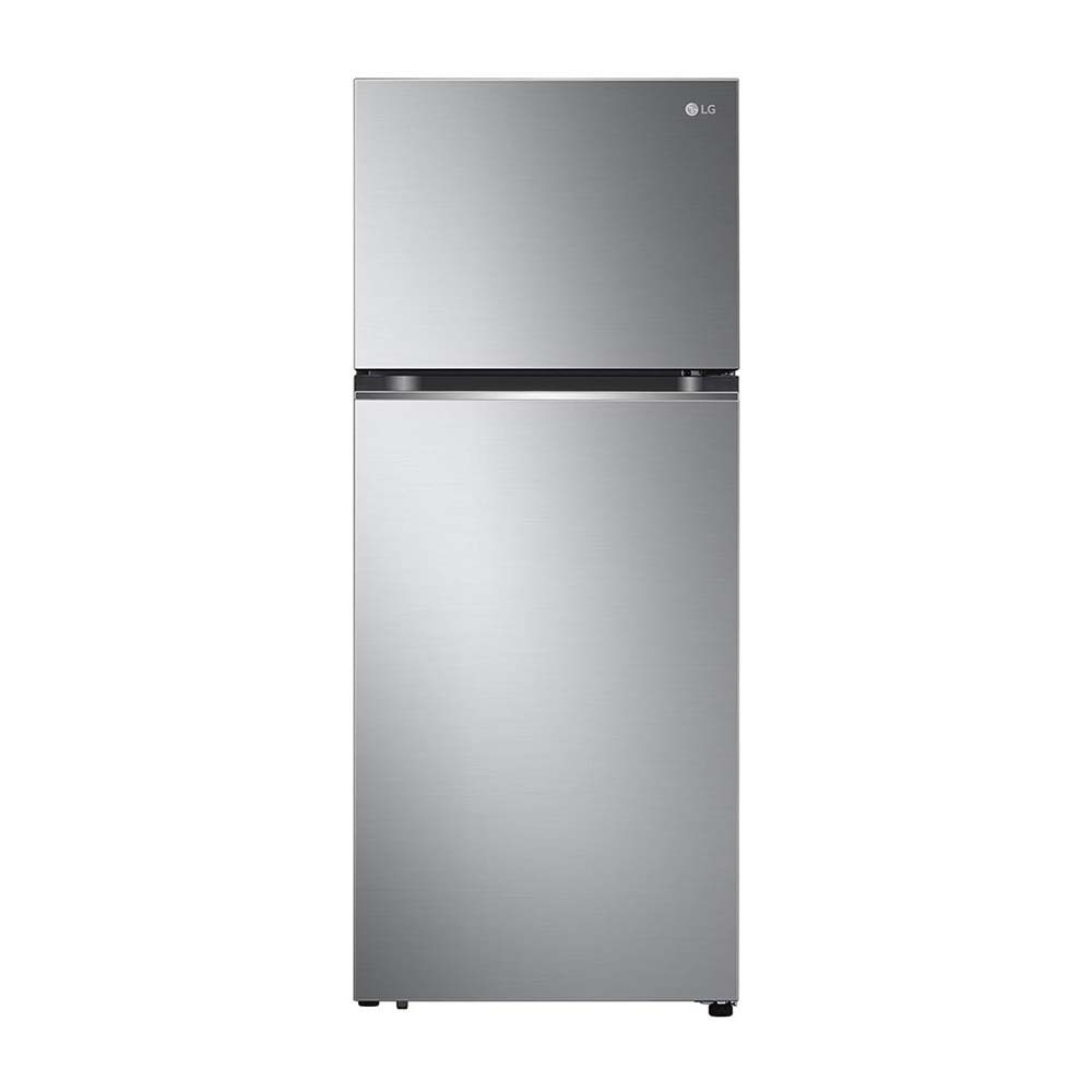 LG 375L Top Mount Fridge Stainless Steel GT-5S, Front view