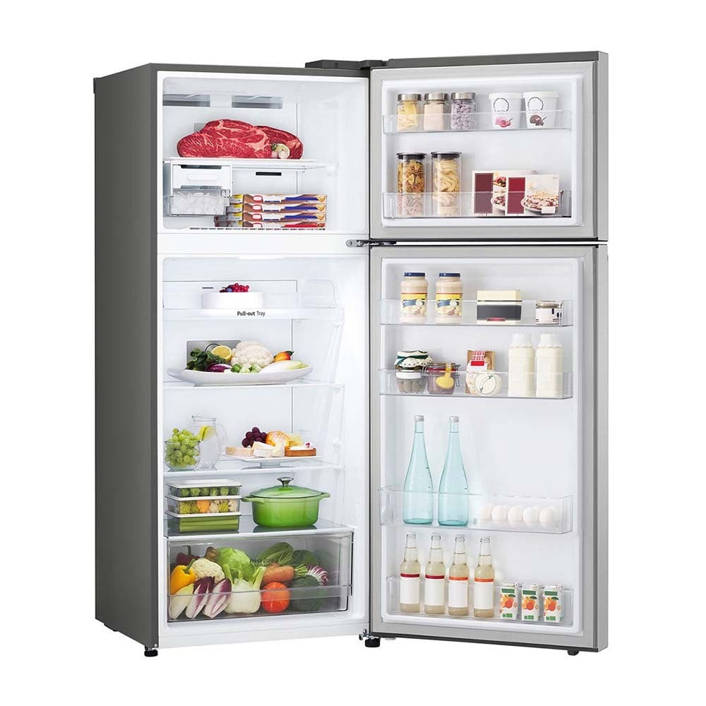 LG GT-5S 375L Top Mount Fridge Stainless Steel