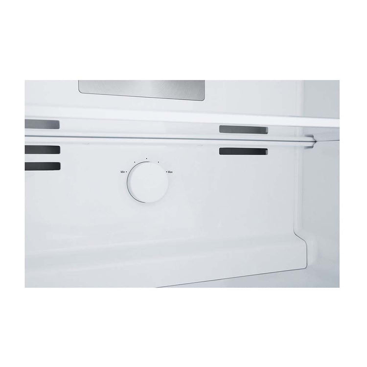 LG 375L Top Mount Fridge Stainless Steel GT-5S, Temperature knob view