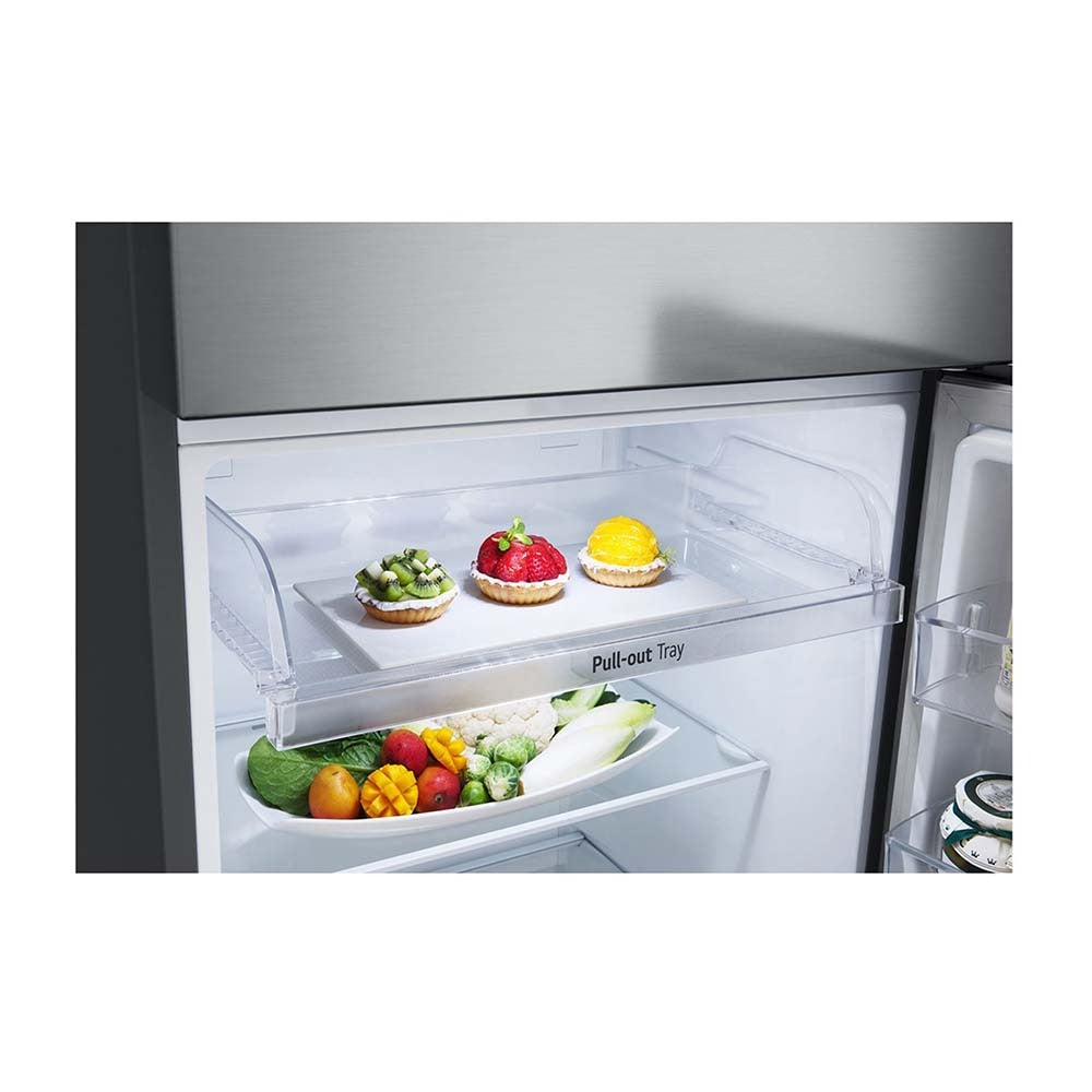 LG GT-5S 375L Top Mount Fridge Stainless Steel