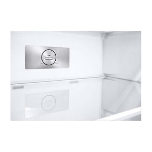 LG 375L Top Mount Fridge Stainless Steel GT-5S, Glass shelf view 