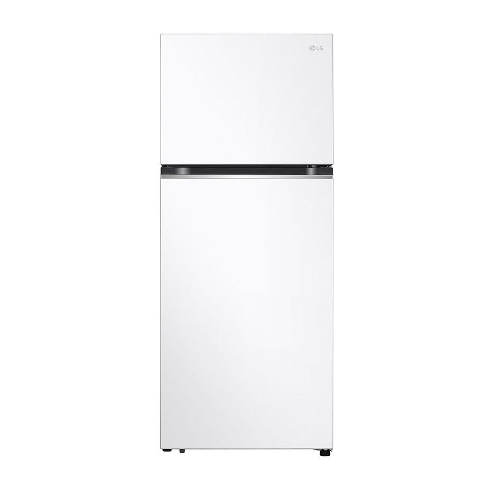 LG 375L Top Mount Fridge White GT-5W, Front view