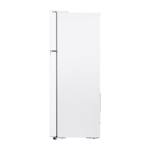 LG 375L Top Mount Fridge White GT-5W, Side view