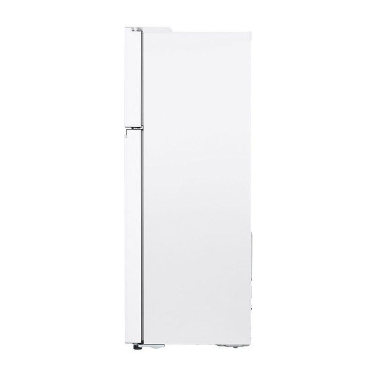 LG 375L Top Mount Fridge White GT-5W, Side view