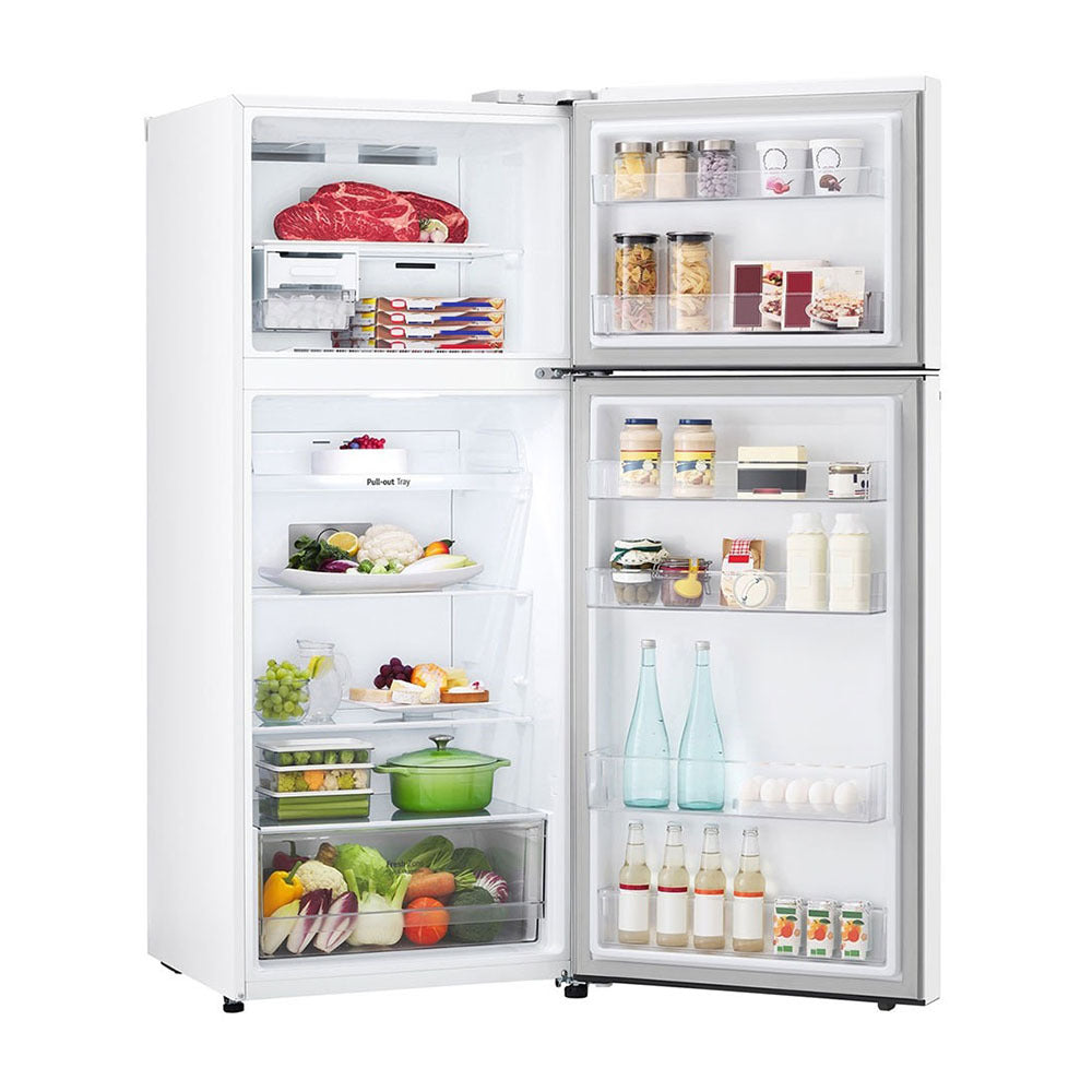 LG GT-5W 375L Top Mount Fridge White