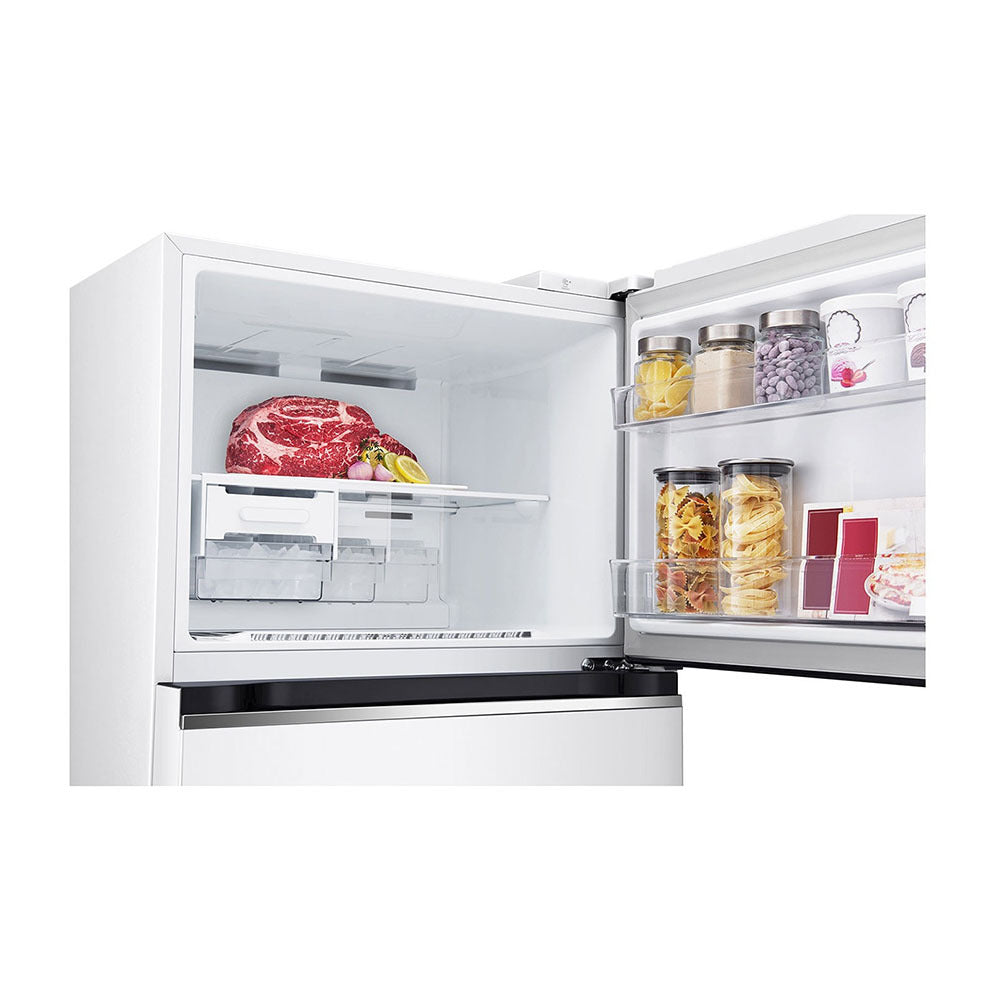 LG GT-5W 375L Top Mount Fridge White