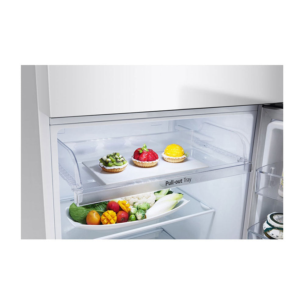 LG GT-5W 375L Top Mount Fridge White