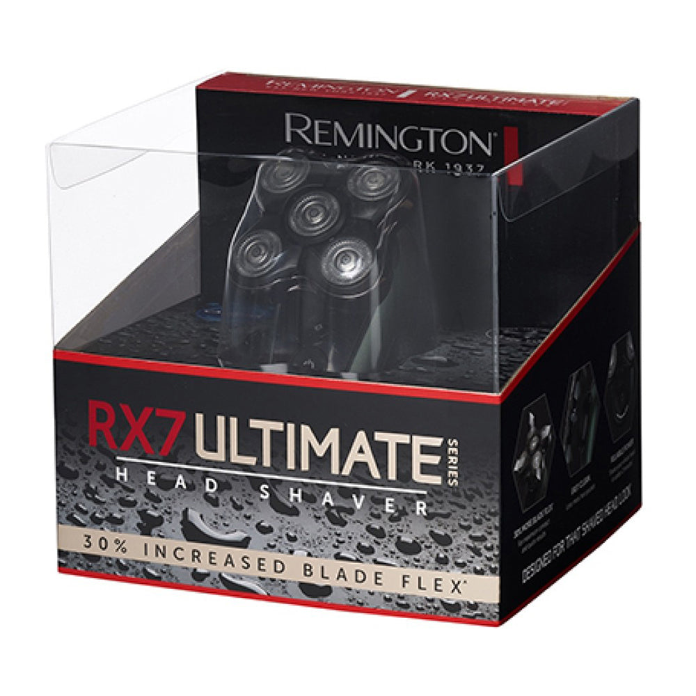 Remington HC7500AU RX7 Ultimate Head Shaver with 5x Cutting Heads