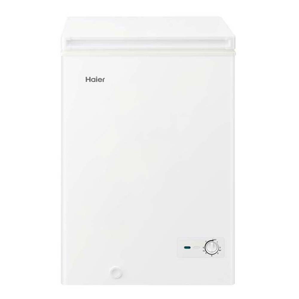 Haier HCF137W 137L Hybrid Chest Freezer White, Front view