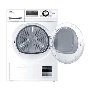 Haier 8kg Heat Pump Dryer HDHP80A1, Front view with door open 2