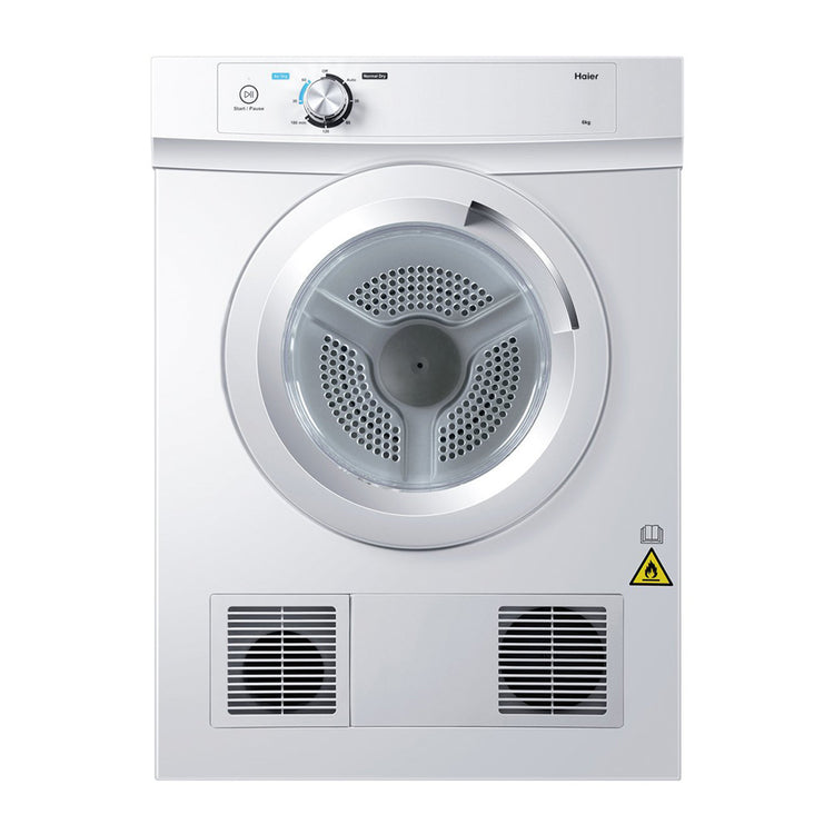 Haier 6kg Vented Sensor Dryer HDV60A1, Front view