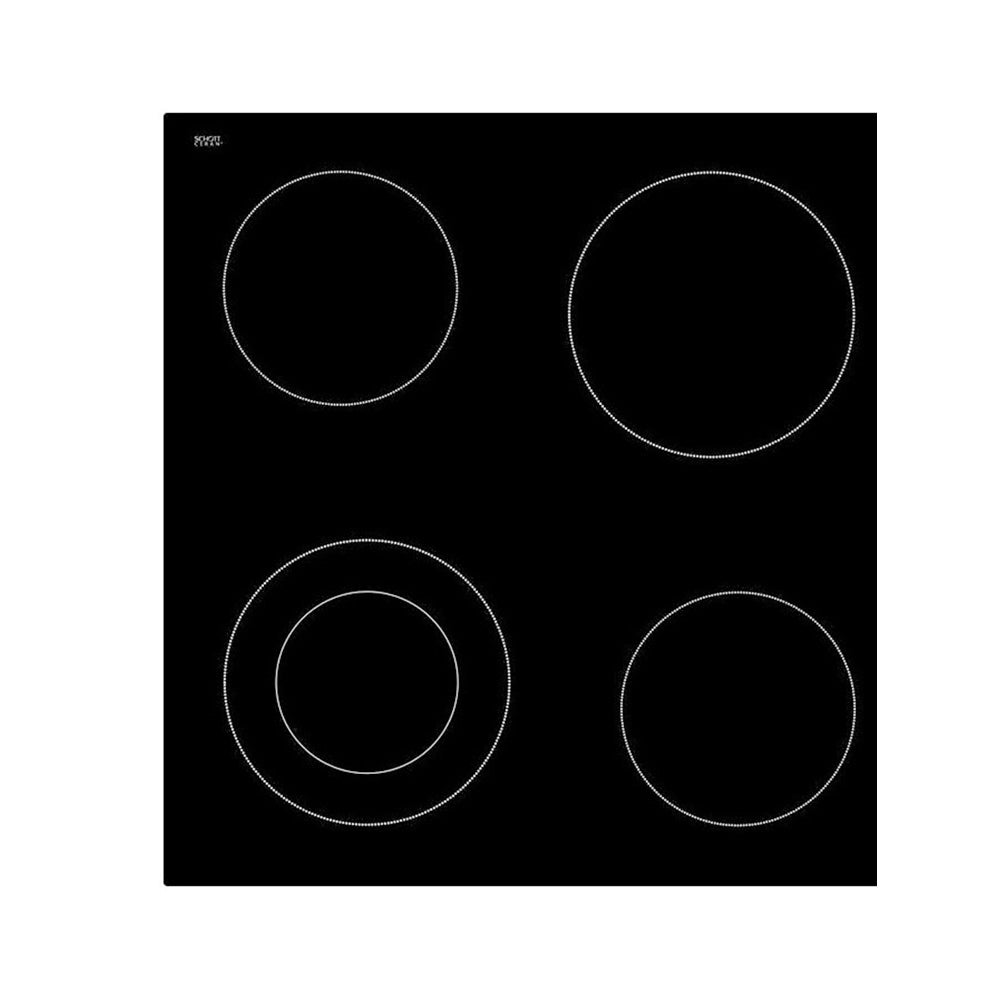 Beko HIC641051 60cm Ceramic Electric Cooktop, Top view 2