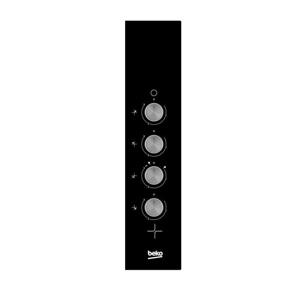 Beko HIC641051 60cm Ceramic Electric Cooktop, Control panel view