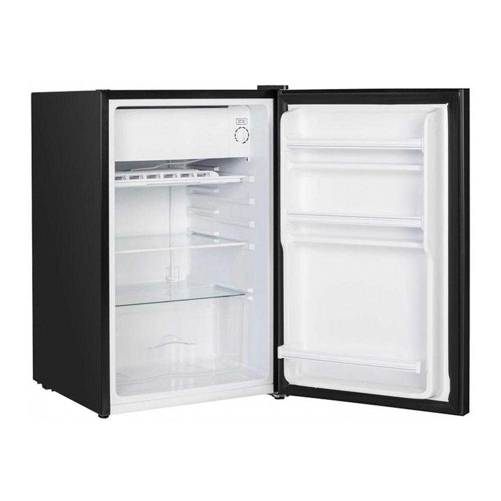 Hisense 120L Bar Fridge Black HR6BF121B, Front right view with door open