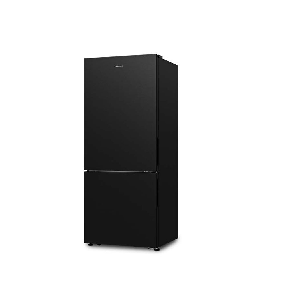 Hisense 453L Bottom Mount Fridge Black HR6BMFF453C, Front left view