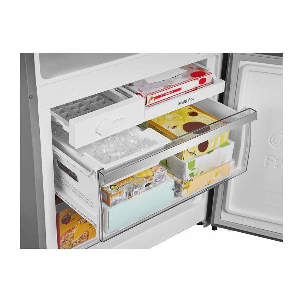 Hisense HRBM417S 417L Bottom Mount Fridge Stainless Steel