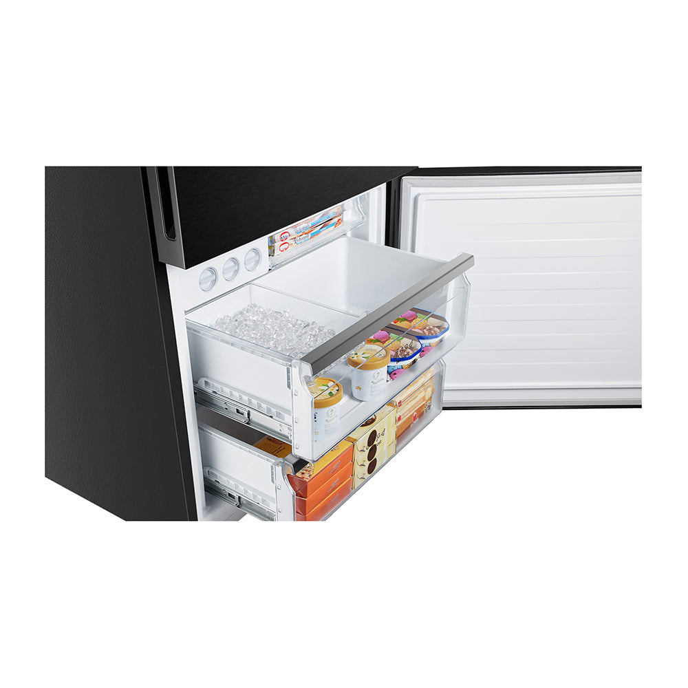 Hisense HRBM482BW 482L Bottom Mount Fridge Black Steel