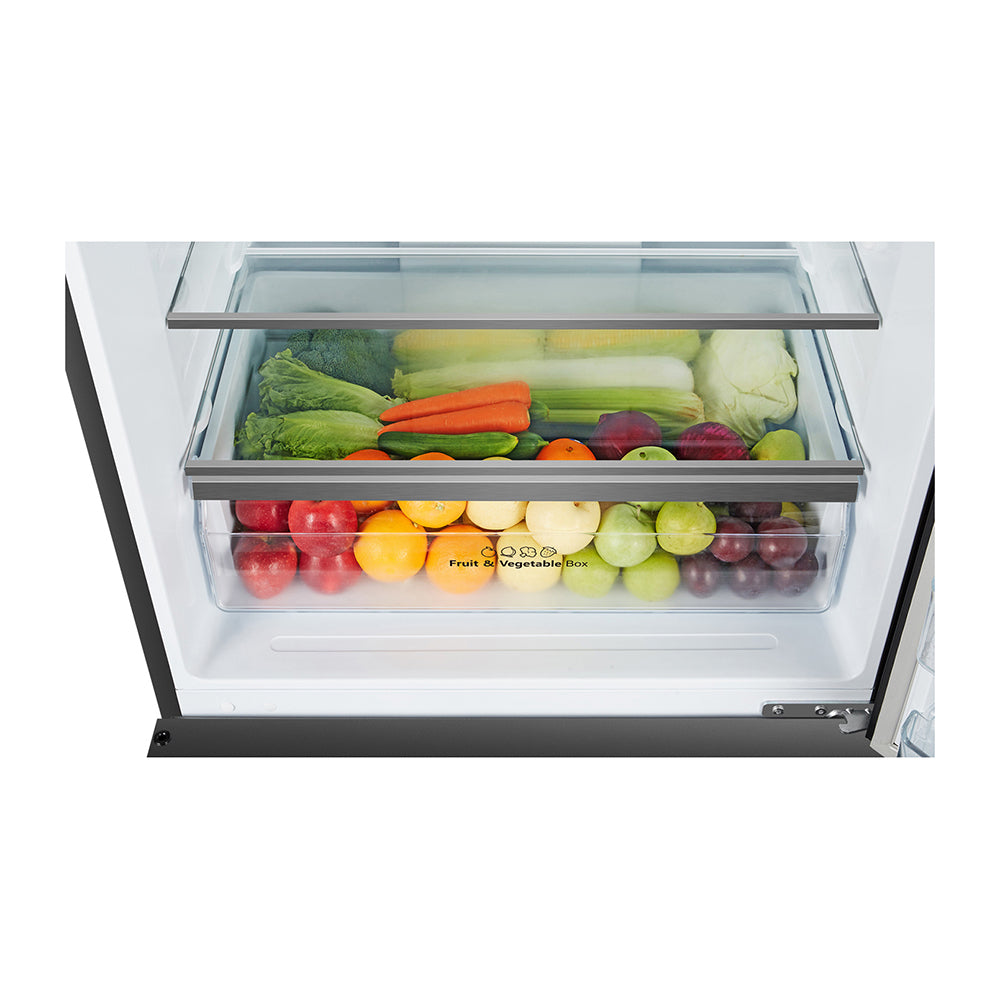 Hisense HRBM482BW 482L Bottom Mount Fridge Black Steel