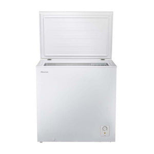 Hisense HRCF200 200L Chest Freezer White, Front view with open top