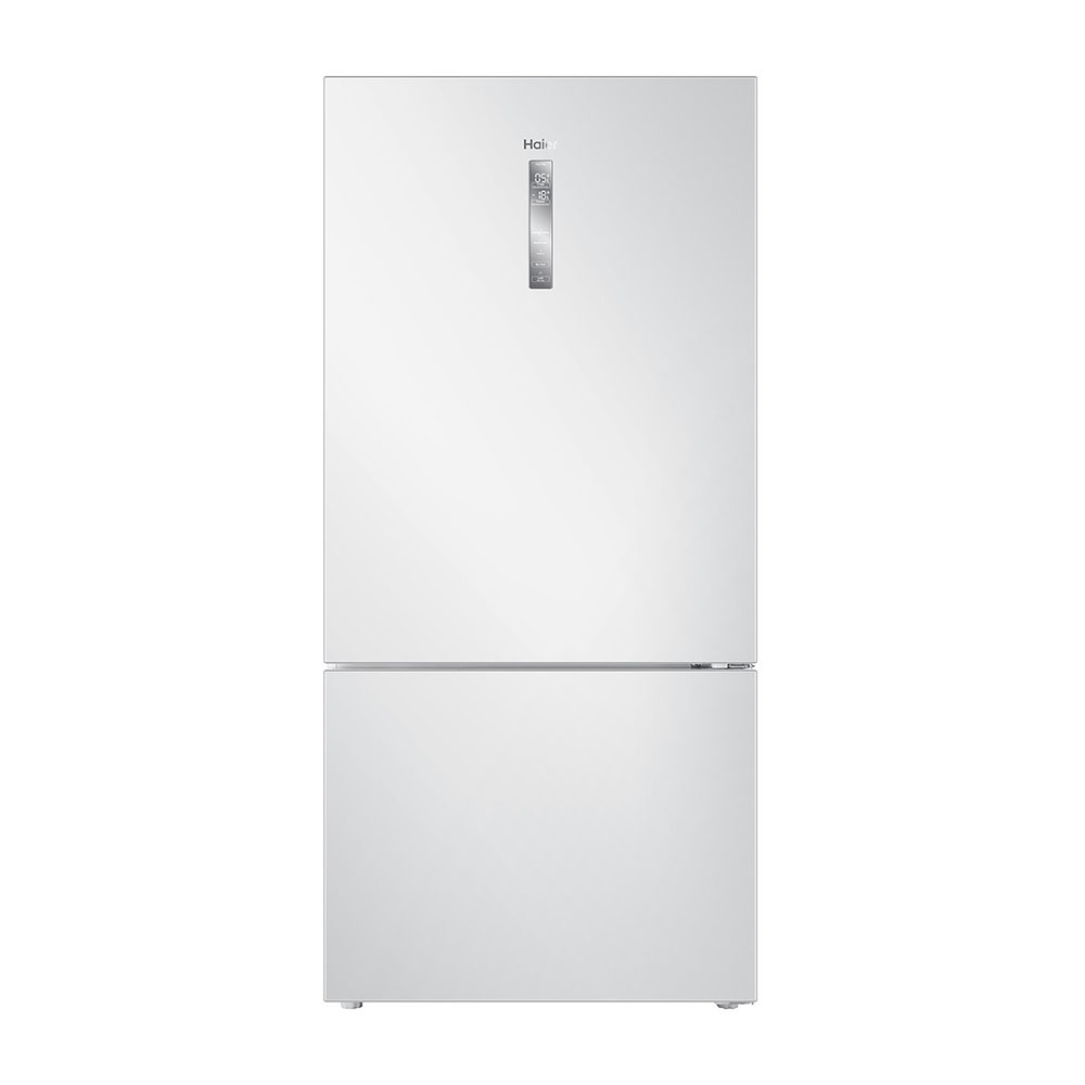 Haier HRF520BW 498L Bottom Mount Fridge White, Front view