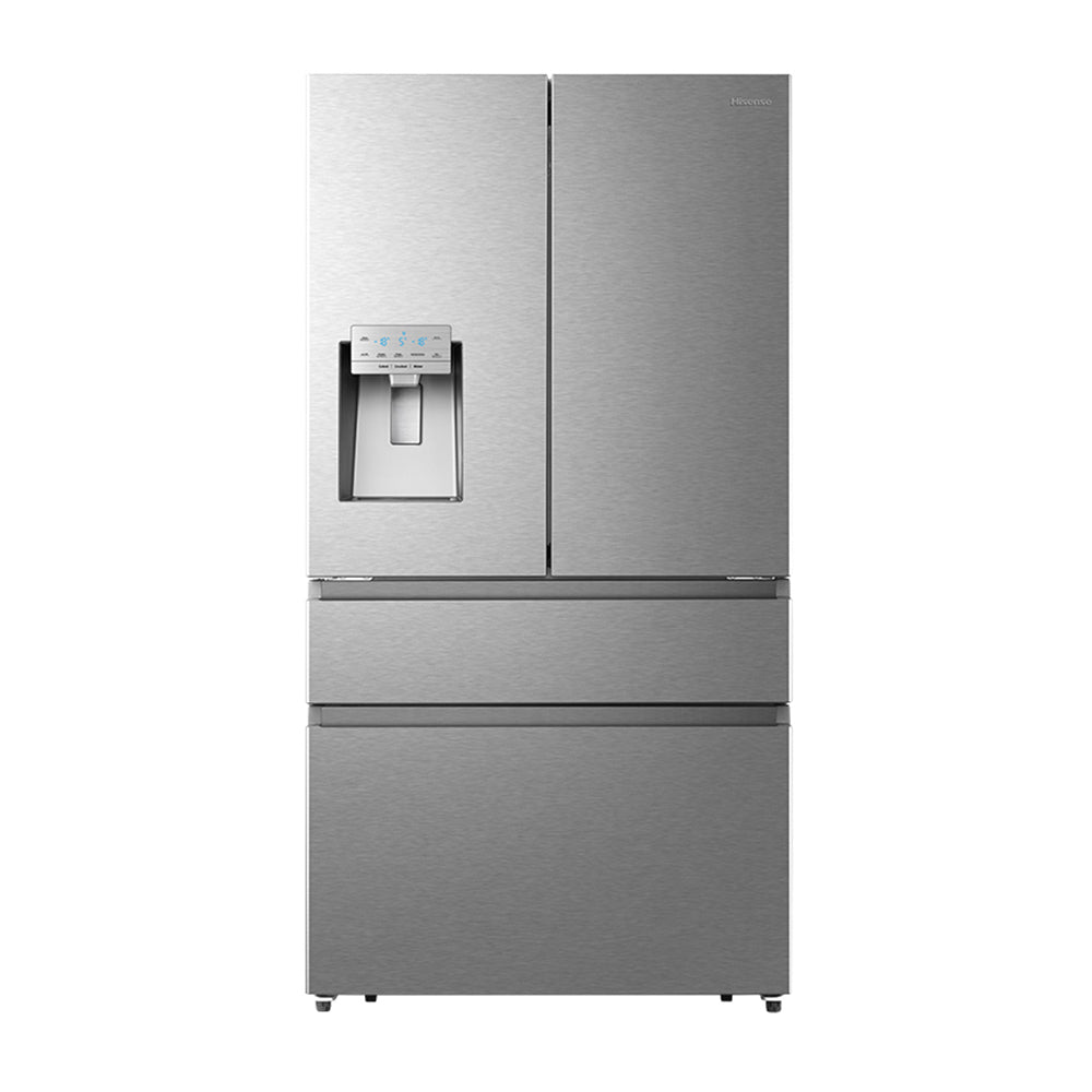 Hisense 560L French Door Fridge Stainless Steel HRFD560SW, Front view