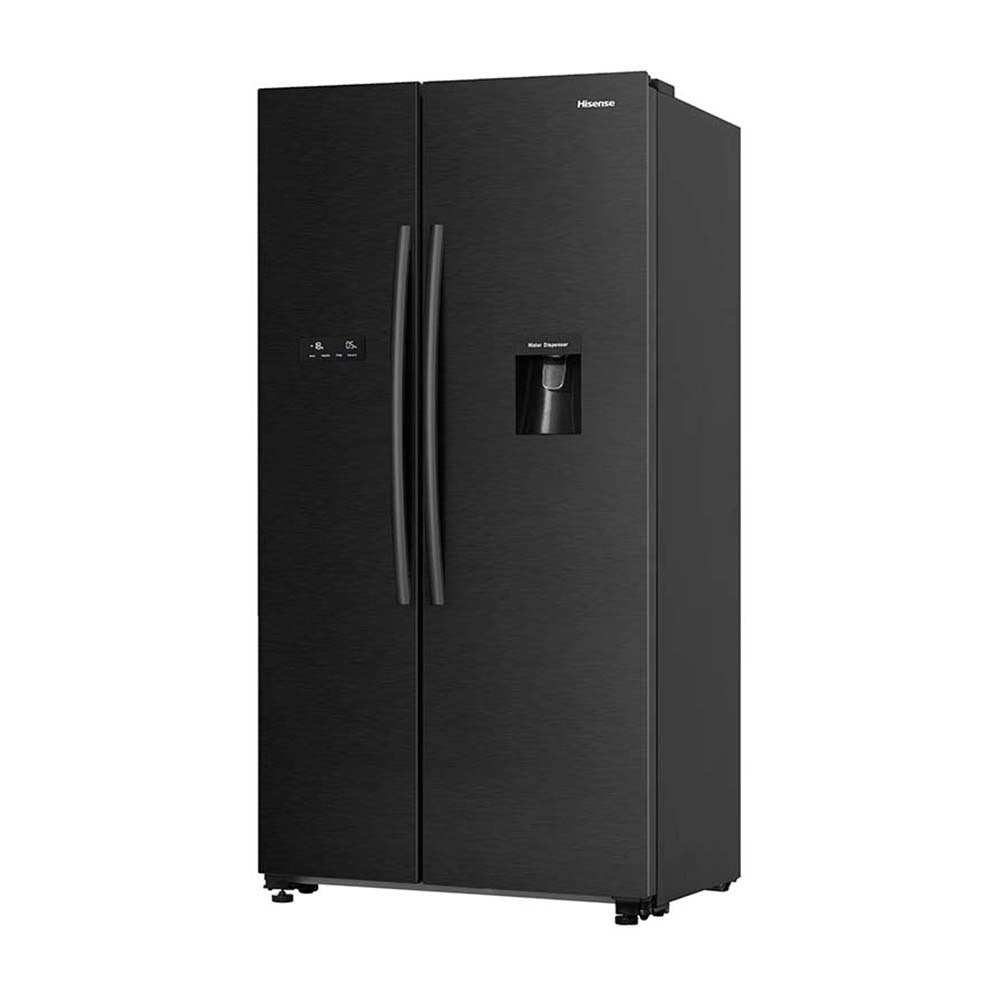 Hisense 578L Side By Side Fridge HRSBS578BW, Front left view