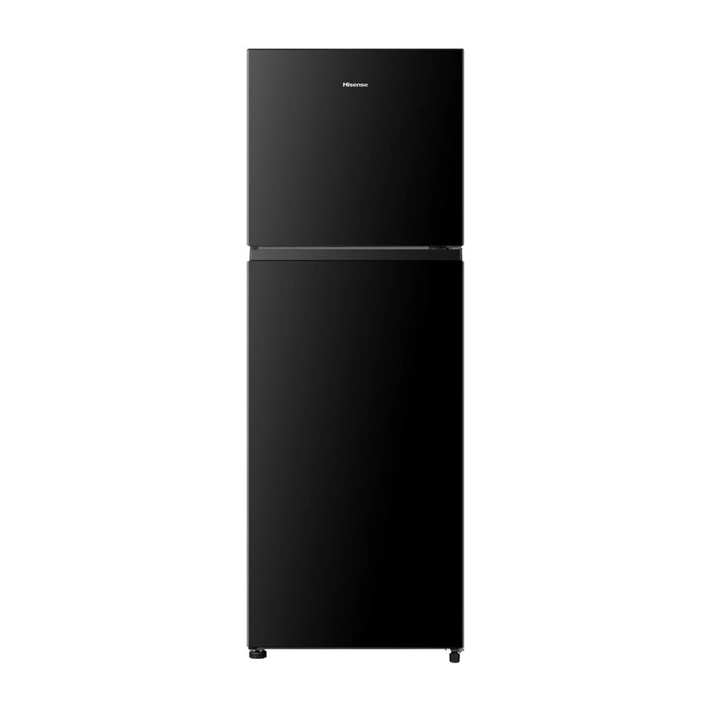 Hisense 326L Top Mount Fridge Black HRTF326B, Front view