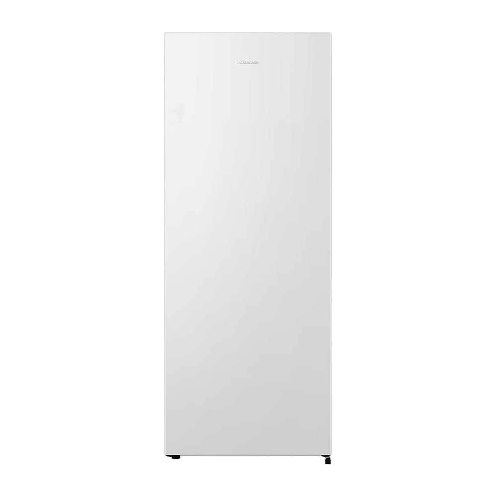 Hisense 155L Upright Freezer White HRVF155, Front view