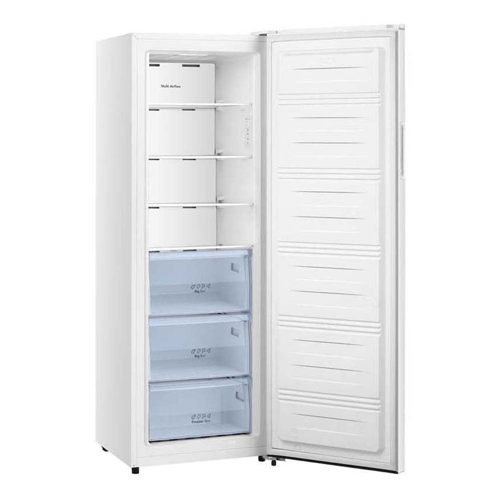 Hisense 240L Hybrid Fridge Freezer White HRVF240, Front right view