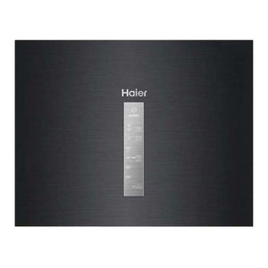 Haier HVF325DC 285L Upright Freezer Dark Steel, Temperature panel perspective view