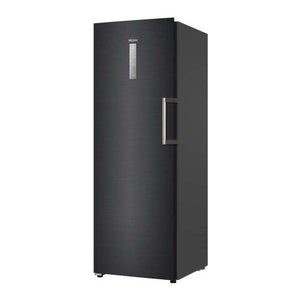 Haier HVF325DC 285L Upright Freezer Dark Steel, Front left view