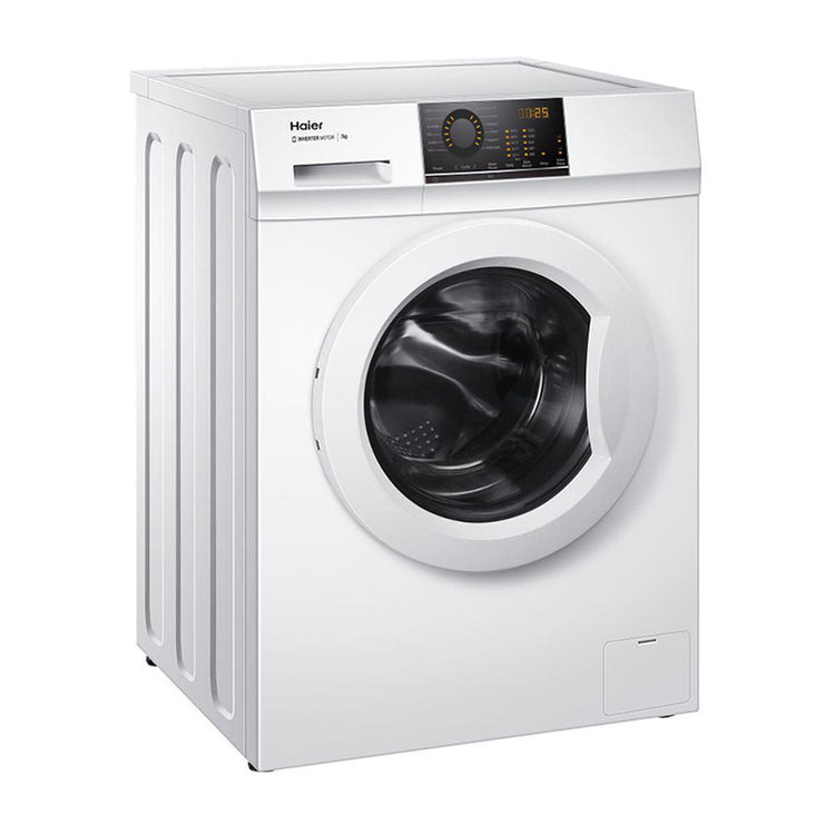 Haier 7Kg Front Load Washing Machine HWF70BW1, Front right view