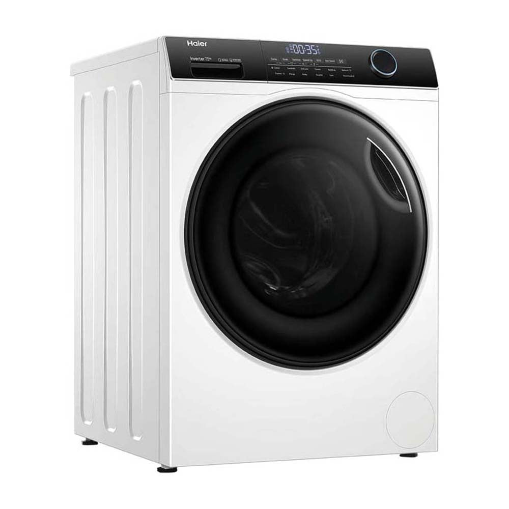 Haier 7.5kg Front Load Washer with Steam HWF75AN1, Front right view