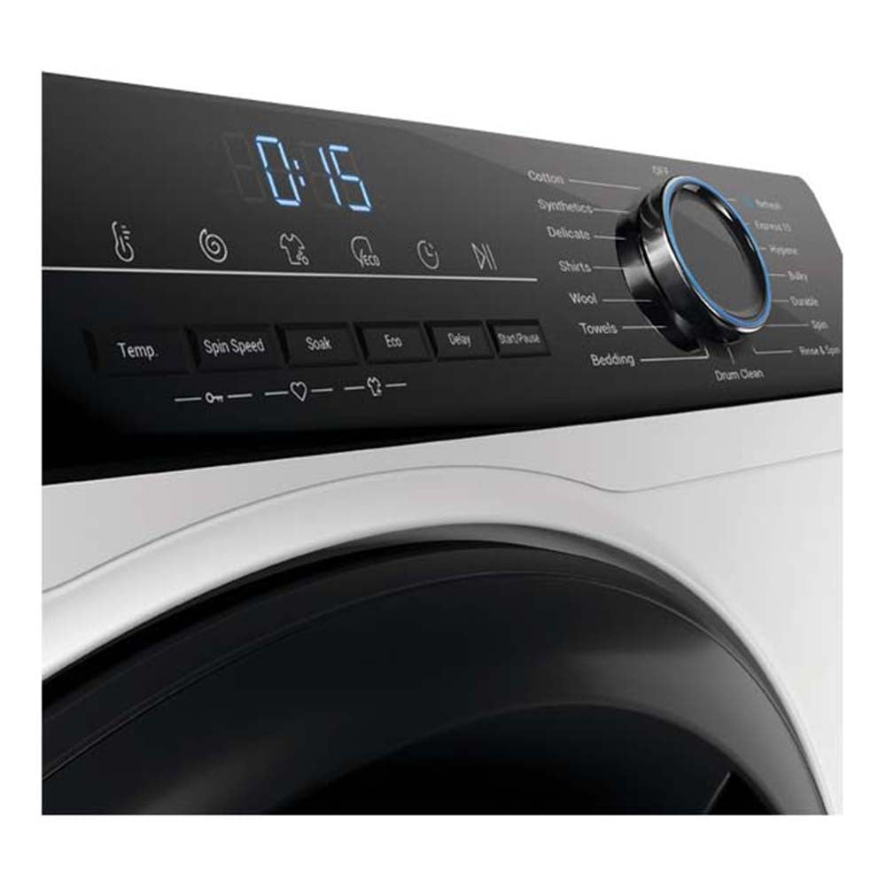 Haier 7.5kg Front Load Washing Machine HWF75AW3, Panel perspective view