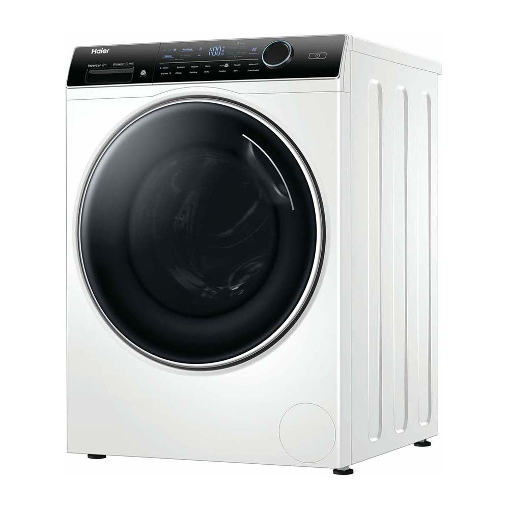 Haier 8kg Front Load Washer with UV Protect HWF80AN1, Front left view