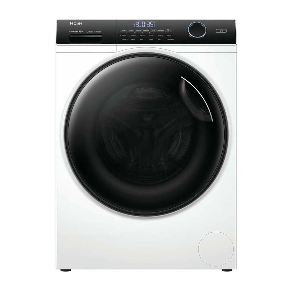 Haier 9.5kg Front Load Washer with Steam HWF95AN1, Front view