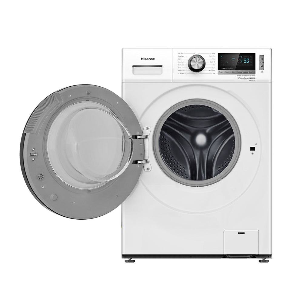 Hisense 10kg Front Load Washer HWFL1014V, Front view door open