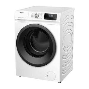 Hisense 7.5kg White Front Load Washing Machine HWFY7514, Front left view