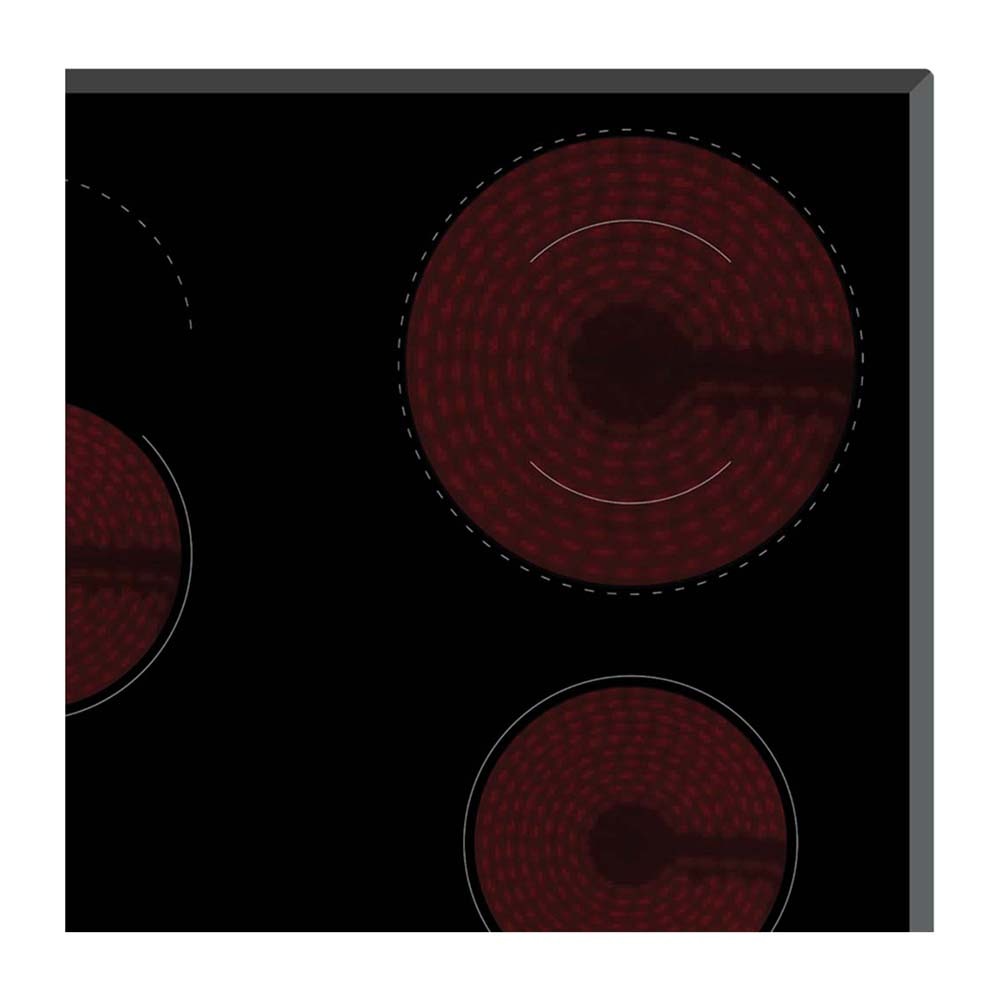 Inalto 90cm Ceramic Cooktop ICC905TB.1, Top view 3