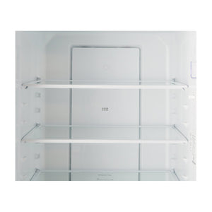 Kelvinator KBM4502AA 453L Bottom Mount Fridge Artic Silver, Glass shelf view