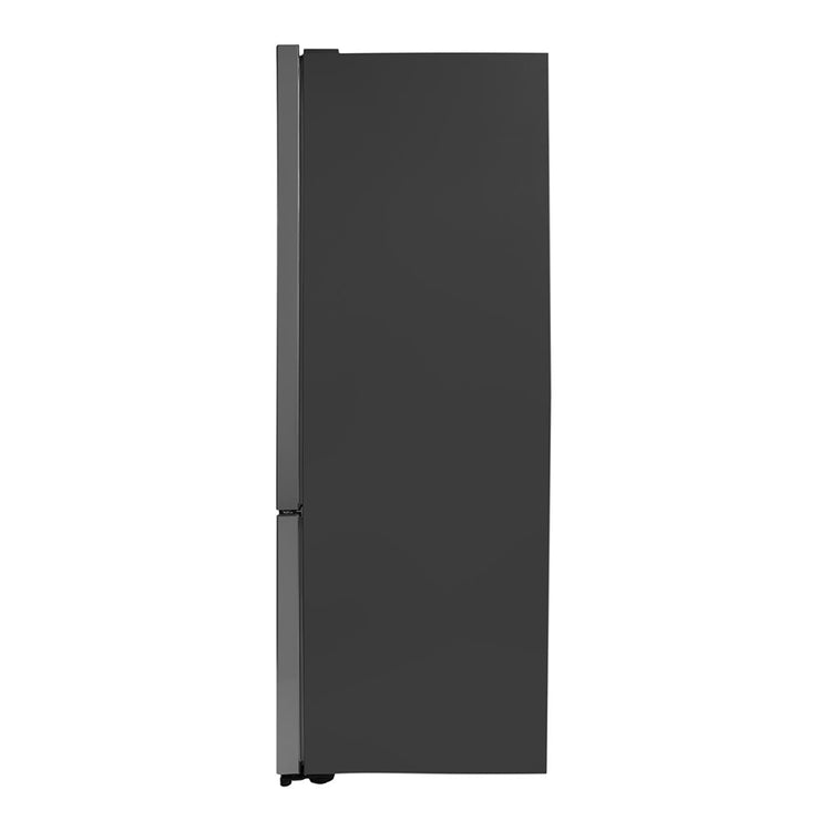 Kelvinator KBM4502ACR 425L Bottom Mount Fridge Silver, Side view