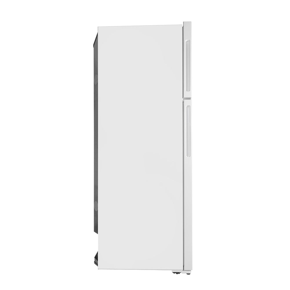 Kelvinator KTM4602WA 460L Top Mount Fridge White, Side view