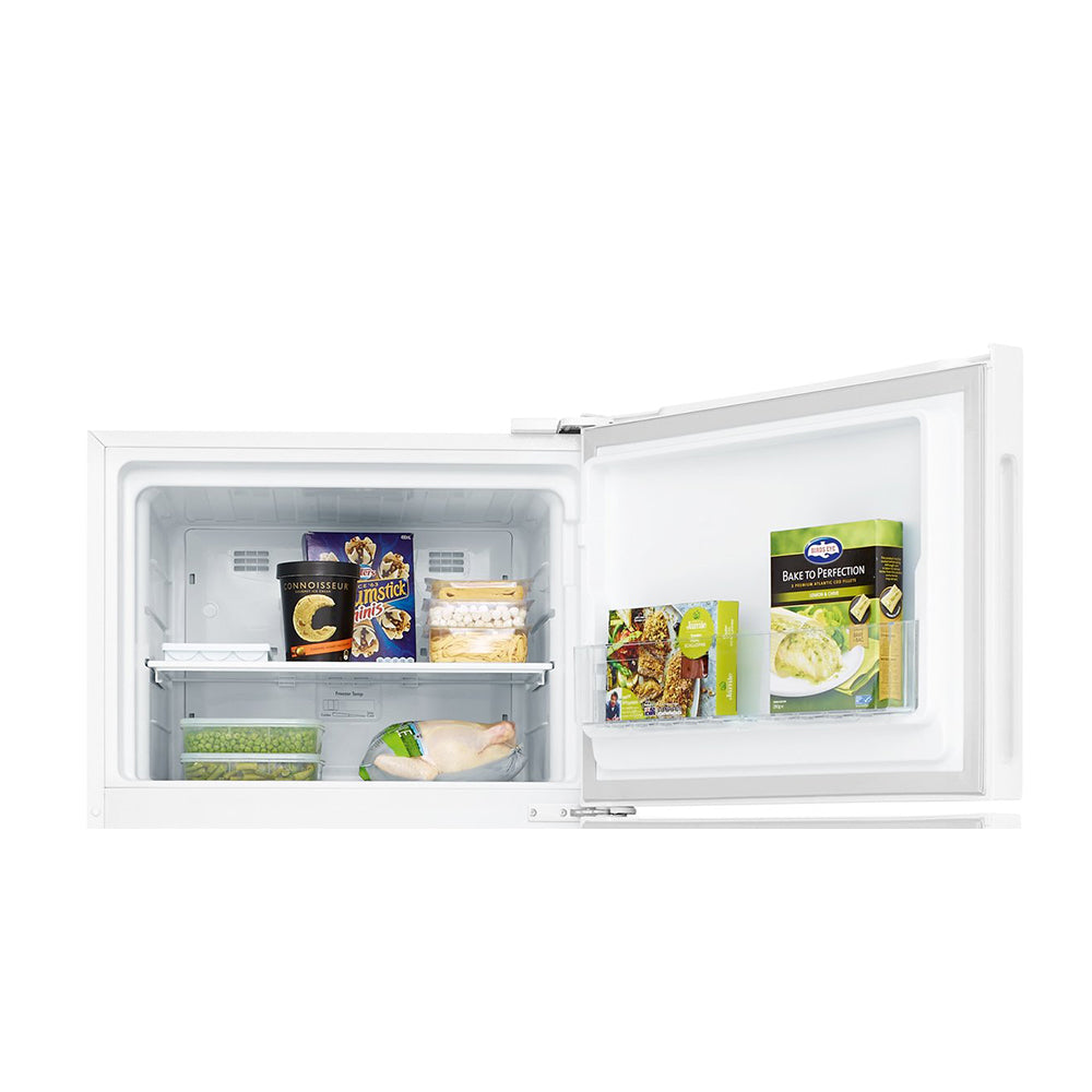 Kelvinator KTM4602WA 460L Top Mount Fridge White, Top open 