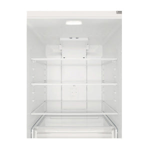 Kelvinator KTM4602WCR 431L Top Mount Fridge White, Glass shelf and vegetable crisper drawer view