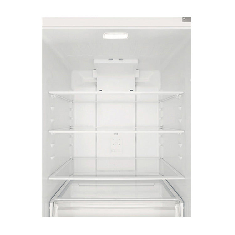 Kelvinator KTM4602WCR 431L Top Mount Fridge White, Glass shelf and vegetable crisper drawer view