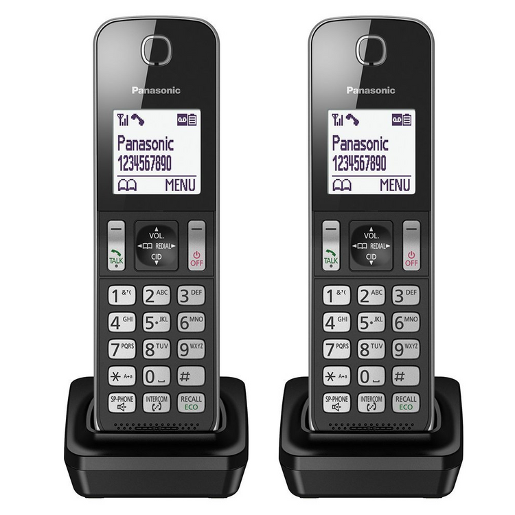 Panasonic KX-TGD322ALB Twin Cordless Phone System with Answering Machine, Image 3